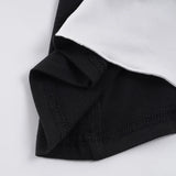 KYLETHOMASW  -  French Sweet Patchwork Contrast Color Fake Two Piece Slim Square Collar Long Sleeve Slim T-Shirts
