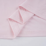 KYLETHOMASW  -  French Sweet Lace Patchwork Polka Dot Bow Slim V Neck Long Sleeve Solid T-Shirts