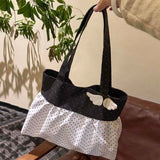 KYLETHOMASW  -  Polka Dot Daily Tote Bag Underarm Shoulder Bags Teenage Girls Bolsos mujer Large Capaci Bolsa Canvas Bolso Commuter Sac Femme