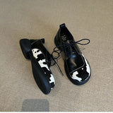 KYLETHOMASW  -  Women's Soft Sole British Style Flats Fashion Casual Loafers Comfortable Rubber Bottom Non-slip Shoes