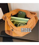 KYLETHOMASW  -  Korean New Women's Handheld Single Shoulder Retro Large Capacity Office Commuter Fashion Tote Bags