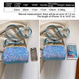 Kylethomasw Luxury Designer Purses and Handbags for Women Sequined Tote Bag Shining Fashion Crossbody Bags Lady Shoulder Evening Clutch