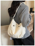 KYLETHOMASW  -  Korean New Women's Handheld Single Shoulder Retro Large Capacity Office Commuter Fashion Tote Bags