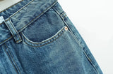 KYLETHOMASW  -  New Ladies' Patchwork Design Flared Pants Casual Denim Pants Retro Style Spice Girls Trousers High Waist Solid Color Jeans