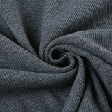 KYLETHOMASW  -  Retro personality contrasting wide neck casual knit shirt for spicy girls, loose and versatile top for the street