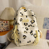 KYLETHOMASW  -  Women Students Y2k Aesthetic Heart Printing Backpack Fashion All Match High-capacity Schoolbags Korean Kawaii Casual Backpacks