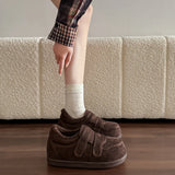 KYLETHOMASW  -  Platform Retro Women Winter New Versatile Round Head Comfortable Warm Sneakers