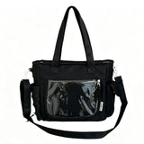 KYLETHOMASW  -  Cute Ita Tote Bag Clear Display Window Crossbody Bags New Fashion DIY Shoulder Bag Female Y2K Handbags and Purses