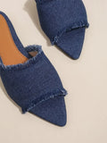 KYLETHOMASW  -  Summer Femme Pointed Toe Flip Flops Women Flats Cowboy Slippers Fashion Beach Dress Shoes New Casual Slides Zapatos Mujer