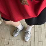 KYLETHOMASW  -  Women's Sports Shoes  Breathable Soft-Soled Forrest Gump Shoes  2025 New Genuine Leather Dad Shoes German Training Shoes