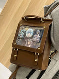 KYLETHOMASW  -  Transparent Ita Mochila Lolita Jk Mochilas Mujer Sweet Cool Girls School Bag New Casual Backpack Japan Style Fashion Backpacks