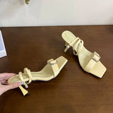 KYLETHOMASW  -  Fashion Ankle Strap Women High Heels Pumps Shoes New In 2025 Female Shallow Footwear Party Ladies Thin Heels Shoes Sandals