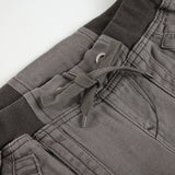 KYLETHOMASW  -  Women's Retro Low Rise Pants Streetwear Lace-Up Patchwork Loose Chic Trousers Harajuku Straight Leg Casual Pants Korean Fashion