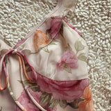 KYLETHOMASW  -  floral printed mini dress V-neck ruffled neckine sexy women party dress new bohemian spring summer dress