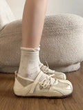 KYLETHOMASW  -  Retro Thick Bottom Heightening Mary Jane Shoes Fashionable Summer Slip-On Soft Bottom Ballet Style Women's Footwear