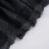 KYLETHOMASW  -  Sweet Slight Strech Solid  Low Waist All Match Folds Short Edible Tree Fungus Knitted Skirts