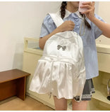 KYLETHOMASW  -  Large Capacity Doll Show Ita Mochila Transparent Mochilas Mujer Kawaii School Bag Student Bow Backpack Funny Nylon Bolsos