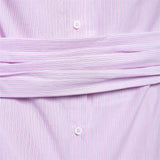 KYLETHOMASW  -  women's strapless striped top button backless decoration for spring and summer casual women's wear