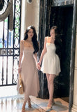 KYLETHOMASW  -  Summer Elegant Evening Party Midi Dresses Women Vintage Sleeveless Y2K Mini Birthday Dress Casual Korean A-line Vestidos