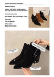 KYLETHOMASW  -  Retro Hollow out Breathable Roman High Heels Women Summer New Pointed Toe Large Size Thick Heel Boots Comfortable Shoes