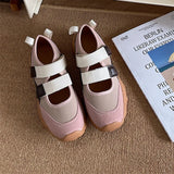 KYLETHOMASW  -  Women's Retro Fashion Casual Thick Soled Mary Jane Shoes New Autumn Versatile Shallow Mouth Comfortable Chunky Single Shoes