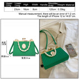 Kylethomasw Luxury Designer Lady Crossbody Bags Wedding Evening Bag with Pearls Elegant Bags for Women Banquet Fashion Handbags for Women