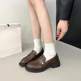 KYLETHOMASW  -  Women's Flat Shoes Autumn New Women Mary Jane Shoes Hot Sale Simple Ladies Fashion Causal Uniform Shoes Thick Bottom Non-slip