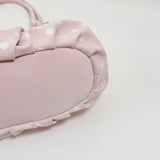 KYLETHOMASW  -  Women's Small Polka Dot Ruched Bow Shoulder Bag Sweet Retro Aesthetic Daily Dating Shopping Underarm Bag New Trend Handbags