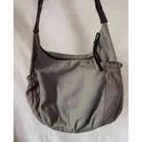 KIylethomasw Sweet Cool Bow Canvas Shoulder Bags Women Vintage Drawstring Chic Casual Crossbody Bag Ladies Retro Messenger Bag Bolsos