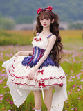 KYLETHOMASW  -  Lolita Sweet Girl Sleeveless Slim Lace-up Women's Ball Gown Party Dresses Romantic Princess Vestidos New