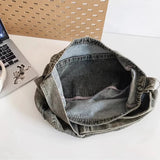 KYLETHOMASW  -  Japanese Vintage Denim Women's Handbags High-capacity Streetwear Casual Shoulder Bag All Match Y2k Aesthetic Ins Crossbody Bags