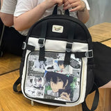 KYLETHOMASW  -  High Capacity Ita Mochila Students Backpack Sweet Cute Original Bag Daily Using Mochilas Mujer Commute All-match Bags for Woman