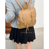 KYLETHOMASW  -  Japanese Style Cute Pu Leather JK Girls Backpack Preppy  Chool Students Notebook  Kawaii Travel Women Bags