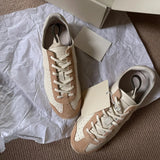 KYLETHOMASW  -  Sneakers Casual Sports Shoes for Women Lightweight Leather Breathable Shoes Women Flat White Tennis Shoes