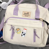 KYLETHOMASW  -  Kawaii Backpack Women Back Pack Cute Mochila Japanese High School Girls Backpack School Bags for Teenage Girls Multi Pockets Sac