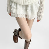 KYLETHOMASW  -  Polka Dot Silk Stockings Spring Collection Women's Thin 0D Anti-Catch  Knot Sexy White Pantyhose Night Study Room