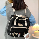 KYLETHOMASW  -  Kawaii Backpack Women Back Pack Cute Mochila Japanese High School Girls Backpack School Bags for Teenage Girls Multi Pockets Sac