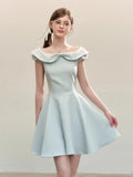 KYLETHOMASW  -  Summer Fashion Mini Dress Women Slim Fit Elegant Short Sleeves A Line Dresses French Chic Female Casual Sweet Cute Ladies Dress