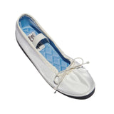 KYLETHOMASW  -  Rarely-seen ballet shoes for women - new style with bow ties and satin fabric Mary Jane flats with flat soles, single shoes.
