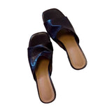 KYLETHOMASW  -  Elegant Women's Sandals High Heels Slippers Summer Woman Shoes 2025 Brand Chunky Dress Open Toe Shoes Fashion Flip Flops Slides