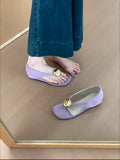 KYLETHOMASW  -  Summer Leisure Toe-Open Sandals Slippers Trendy Rubber Bottom Flat Head Casual Slip-On Shoes High Aesthetic Value