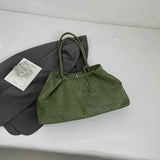KYLETHOMASW  -  Large Capacity Suede Fabric Simple Tote Bag for Women Shoulder Bags Designer Luxury Brand Handbags and Purses