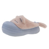 KYLETHOMASW  -  Autumn and Winter Velvet Warm Indoor Home Thick Soled Non Slip Slippers for Household Outdoor Wear Women