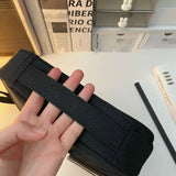 KYLETHOMASW  -  Pen Bag Vertical Makeup Bag Pencil Case Partitioned Skincare Storage Bag Multifunctional Makeup Brush Storage Cosmetic Bag