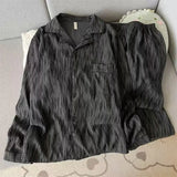 KYLETHOMASW  -  Embroidery Dog Vintage Plaid Men's Pyjama 2 Piece Suit Plus Size Casual Soft Fashion Men's Pajamas Set Spring New Sleepwear