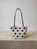 KYLETHOMASW  -  Korean Ins Polka Dot Summer Casual Linen Bag 2026 New Versatile Commuting Shoulder Underarm Bags
