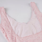 KYLETHOMASW  -  Fashion Lace Ruffly Skinny Sexy Backless Women Dresses Chic Summer Hottie Mini Camisole Dresses