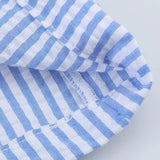 KYLETHOMASW  -  High Waist Casual Loose Women's Shorts Striped Summer Fashion Comfortable Polyester Thin Stripe Patterned Loose Fit