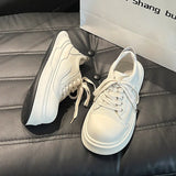 KYLETHOMASW  -  Casual Women Shoes 2025 Big Head Thick Bottom Lace-up Fashion Women Sneakers Versatile Street Style Ladies Shoes Tenis Feminino