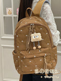KYLETHOMASW  -  Cute College Sle Bapa Lightweight Travel Women's oulder Bag Double Layered Polyester Inner Material Zipper Closure